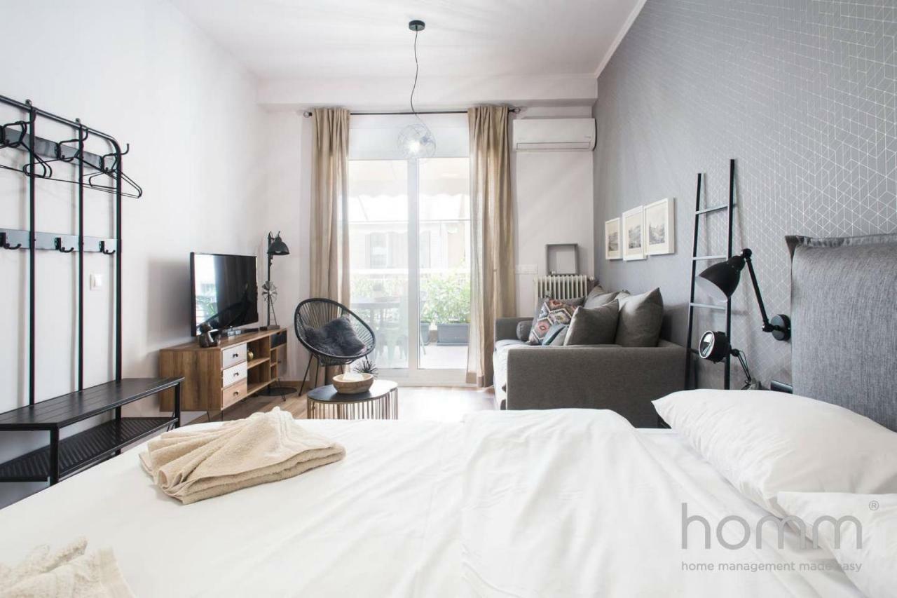 39M² Homm Modern Studio In Kolonaki Lägenhet Aten Exteriör bild