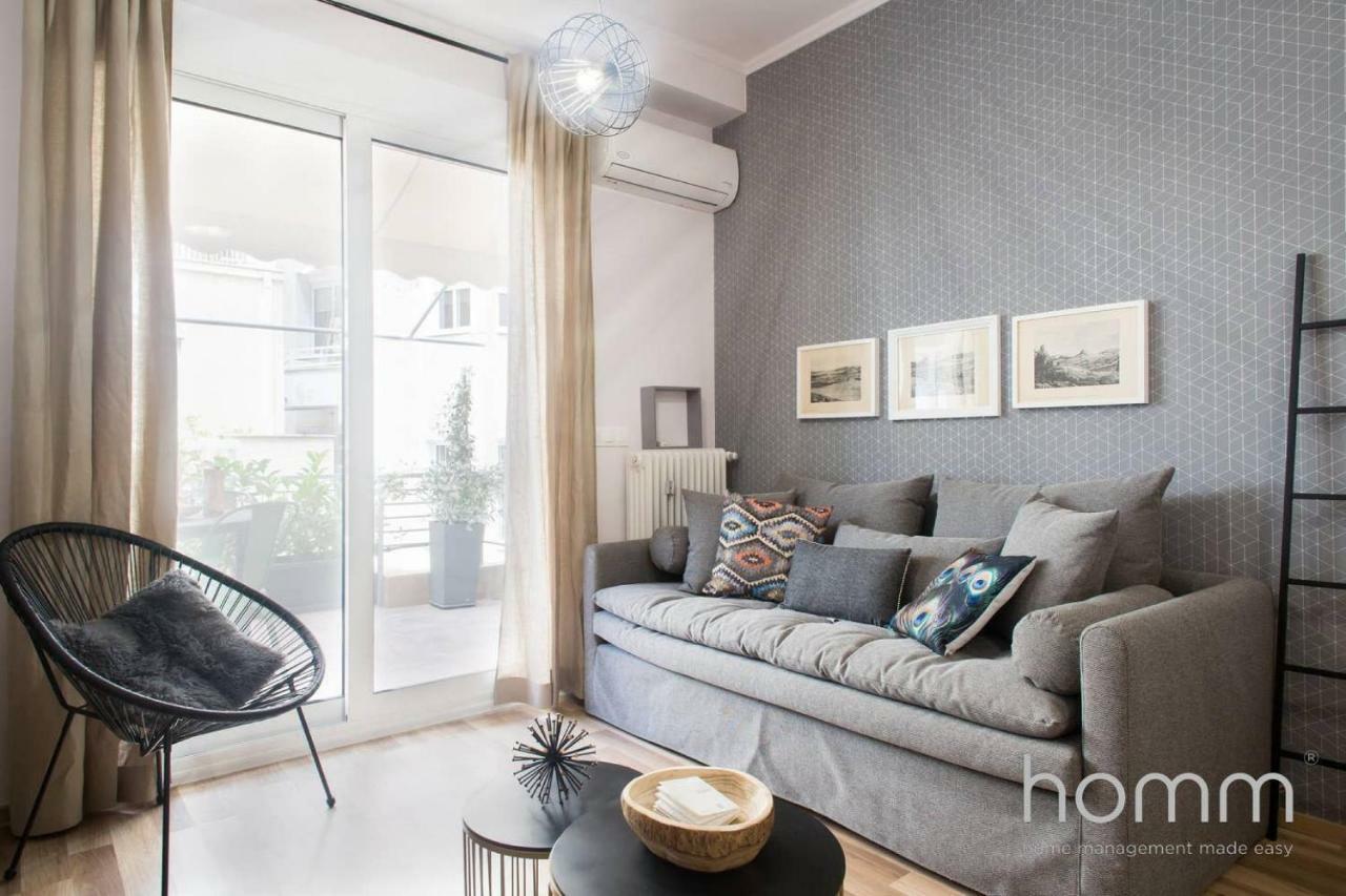 39M² Homm Modern Studio In Kolonaki Lägenhet Aten Exteriör bild